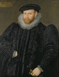 Sir Edward Grimston (1529-1610) como um jovem